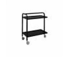 Twist Design Carrello Cucina in metallo e mdf Scorpio Nero