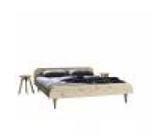 Karup Letto Twist di con struttura color legno natural