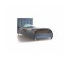 Stones Letto singolo Sofia blu avio con contenitore