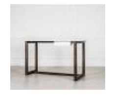 Flow Fusion Design Scrivania bianca con cassetto