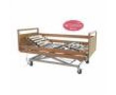 Moretti Letto da degenza in legno tre snodi con rete a doghe – elettrico ad altezza variabile – Serie Gerbera