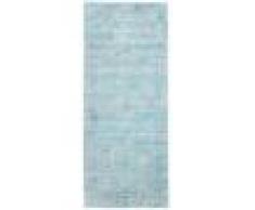 RugVista Tappeto Vintage Maharani 80X200 Alfombra Pasillo Azzurro/Blu Turchese