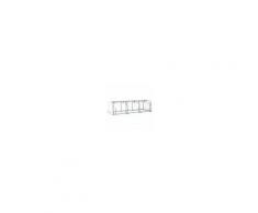 Outsunny Serra da Giardino per Piante con 3 Porte in Acciaio e PVC 300x100x80cm