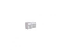 Homcom Scarpiera Panca con Sedile Imbottito Ribaltabile da Ingresso Legno 80x30x47cm Bianco