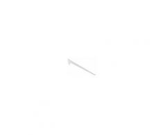 Mensola Semplice Element System Acciaio Bianca 500 Mm 3 Ganci Portata 60 Kg