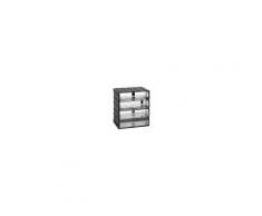 ART Cassettiera Portaminuterie Art Plast 4 Cassetti Trasparenti 192x148x230 Mm (Lxpxh)
