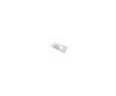 Lavabo Da Incasso Ines/santorini In Ceramica Bianco 91x46,5x18 Cm (Lxhxp)
