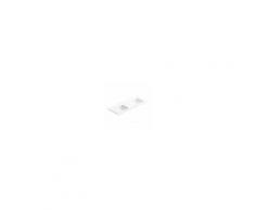 Lavabo Da Incasso Modul In Ceramica Bianco 2 Vasche 121x46x1,6 Cm (Lxpxh)