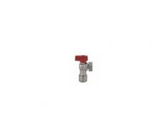 ENOLGAS Valvola Acqua A Squadra Girello 3/4'' X Ø 20 Mm Attacco Multistrato Leva Rossa