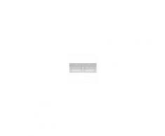 Lavabo Da Incasso Rossini Doppia Vasca Marmoresina Bianco 120x51 Cm (Lxpxh)