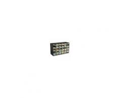 ART Cassettiera Portaminuterie Art Plast 24 Cassetti Trasparenti 377x142x228 Mm (Lxpxh)