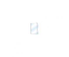 Walk In Separe (98,5-101) + 30 H 195 Cm Vetro Temperato Trasparente 6 Mm Profili Argento Lucido