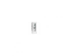 Milani Home JASMINE - credenza con vetrina in legno massello 60 x 40 x 131