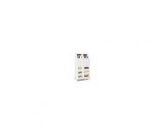Milani Home CYNDI - dispensa in legno massello 80 x 42 x 153