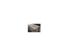 Milani Home ADAM - tavolo da pranzo moderno allungabile in legno invecchiato 90 x 140/180/220