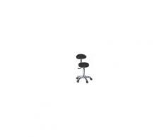 Gima Sgabello ergonomico imbottito - regolabile in altezza - colore nero