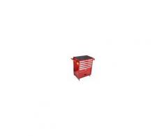 RS PRO Cassettiera per utensili con ruote in Acciaio, 5 cassetti, 860mm X 690mm X 460mm
