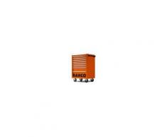 Bahco Cassettiera per utensili con ruote in Acciaio Inox (Top), 8 cassetti, 985mm X 677mm X 501mm, 1475K8