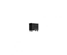 Bahco Cassettiera per utensili con ruote in Acciaio inox, 12 cassetti, 985mm X 1016mm X 501mm, 1475KXL12BLACK