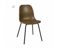 Set da 2 stinger - sedia imbottita colore verde chiaro