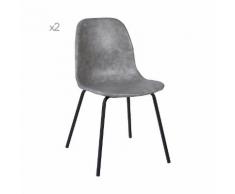 Set da 2 stinger - sedia imbottita colore grigio tortora