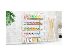 : 1 scaffale con 5 ripiani