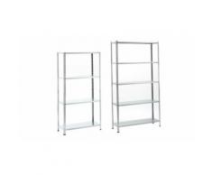 Scaffale in metallo: A 4 ripiani