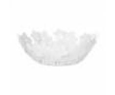 Arti e Mestieri centrotavola Fior di Loto grande bianco marmo