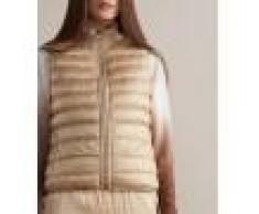 Falconeri Cashmere Piumino Reversibile Donna Vaniglia Light