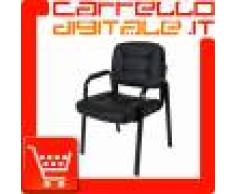 4 Sedia Imbottita per Ospite - Sala d'attesa. Mod. Easy