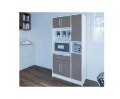 Credenza da cucina MADY - 5 ante e 1 cassetto - Grigia