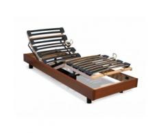 Rete relax con doghe multistrato - 5 livelli - Fissaggio regolabile - 80 x 200 cm - Ciliegio