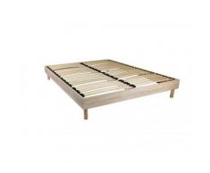 Rete a doghe 140 x 190 cm Naturale - MICHIGAN di DREAMEA