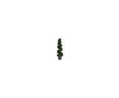 Outsunny Pianta Artificiale Bosso a Spirale da Esterno e Interno con Vaso Ф32 x 112cm