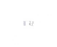 Homcom Scrivania angolo da Ufficio Studio per Computer in Legno bianco 140x120x78,2cm