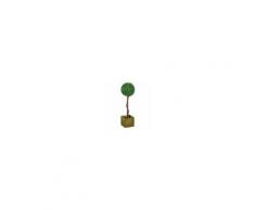Outsunny Alberello Bosso Artificiale con Vaso Pianta Finta Altezza 87cm