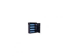 benzoni Cassetta Portachiavi di Sicurezza Professionale da Muro di 40 Ganci Nero 30x36,5x10 cm