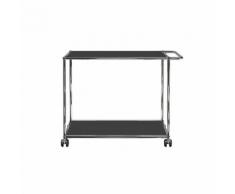 Carrello di servizio HALLER, nero
