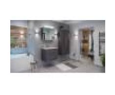 emotion Set di mobili da bagno Firenze 70 (4 parti/C) antracite e armadio a specchio