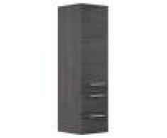 emotion Armadio bagno pensile 120cm antracite venato con mensole in vetro