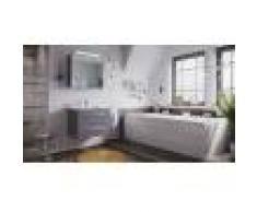 emotion Set di mobili da bagno Firenze 70 2 parti antracite e armadio a specchio