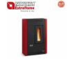 La Nordica Stufa A Pellet La Nordica Extraflame Luisella 4,8 Kw Bordeaux - New