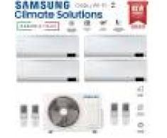 Samsung Climatizzatore Condizionatore Samsung Inverter Quadri Split Cebu Wi-Fi 7000+7000+9000+18000 Con Aj080txj R-32 Classe A++ Wifi - New 2020 7+7+9+18