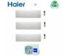 HAIER Climatizzatore Condizionatore Haier Trial Split Inverter Nebula Green White R-32 7000+9000+9000 Con 3u55s2sr2fa Wi-Fi Ready 7+9+9