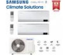 Samsung Climatizzatore Condizionatore Samsung Inverter Dual Split Cebu Wi-Fi 7000+9000 Con Aj050txj R-32 Classe A+++ Wifi - New 2020 7+9