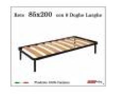 ErgoRelax Rete a 8 doghe larghe in faggio da Cm 85x200 cm. 100% Made in Italy