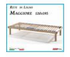 ErgoRelax Rete in Legno Maggiore con 26 Doghe di Faggio e Regolatori Rigidità 120x195