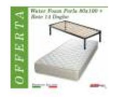 ErgoRelax Offerta Water Foam Perla + Rete 14 Doghe 80x190 - Ergorelax Occasione