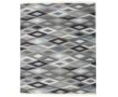 RugVista Tappeto Zimba 250X300 Sala Da Pranzo Tessuto A Mano Lana Grigio Chiaro/Verde Scuro Grandi