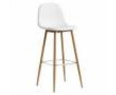 JYSK Sgabello da bar JONSTRUP bianco/rovere